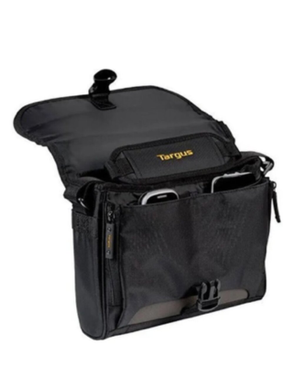 Targus CityGear Laptop Messenger Shoulder Bag Black Nylon Travel Utility Durable